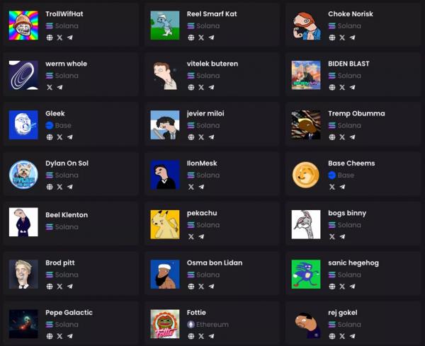 Jeo Boden, Danold Tromp и Olen Mosk: Solana наводнили новые мем-токены Jeo Boden, Danold Tromp и Olen Mosk: Solana наводнили новые мем-токены